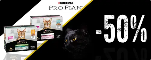 Sconto del 50% sul cibo umido per gatti Pro Plan